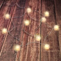 Lichterkette Schneebälle - Mit 10 LED - Ca. 3 X 165 Cm 7 Lichterkette Schneebälle - Mit 10 LED - Ca. 3 X 165 Cm -Lumo Geschaft 238957 4016096438050 micaliving led lichterkette 01