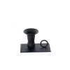 Kerzenhalter Schwarz - Aus Metall - Ca. 11 X 6,5 X 7 Cm -Lumo Geschaft 239102 bild 4016096438470