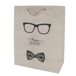 Geschenktasche Happy Birthday - Ca. 26 X 12,5 X 32 Cm