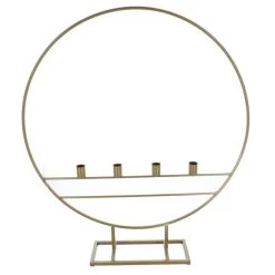 Adventskerzenhalter Dekoring - Gold - Ca. 60 X 8 X 68 Cm