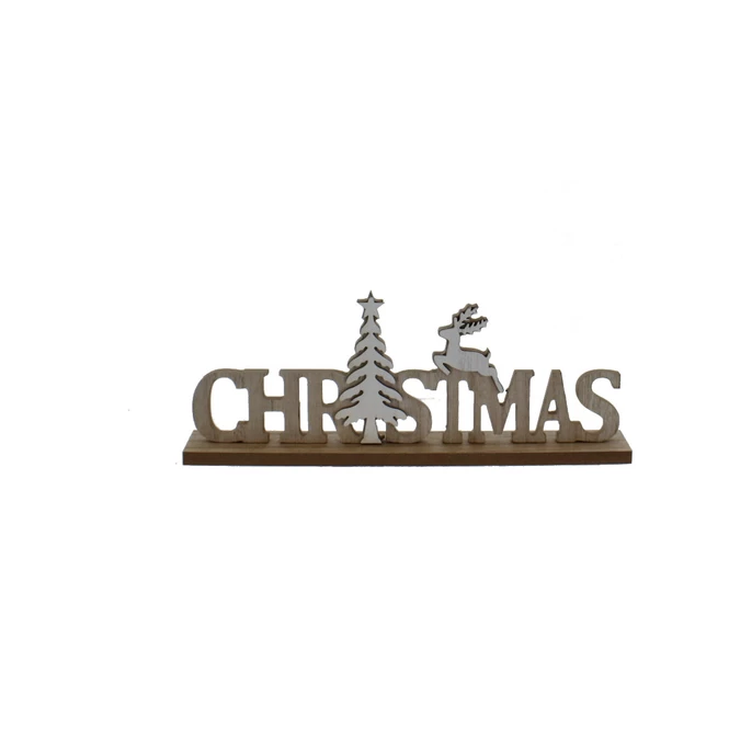 Schriftzug Christmas - Ca. 29,5 X 4,5 X 11 Cm 3 Schriftzug Christmas - Ca. 29,5 X 4,5 X 11 Cm