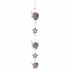 Girlande - Rentiere - Aus Holz - 10 X 90 Cm - 1 Stück 12 Girlande - Rentiere - Aus Holz - 10 X 90 Cm - 1 Stück -Lumo Geschaft 239542 1