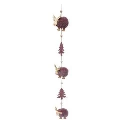 Girlande - Rentiere - Aus Holz - 10 X 90 Cm - 1 Stück 14 Girlande - Rentiere - Aus Holz - 10 X 90 Cm - 1 Stück -Lumo Geschaft 239542 3