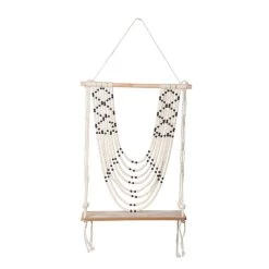 Dekohänger Regal - Boho - Aus Holz - Ca. 38 X 77 Cm