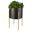 Pflanztopf Mit Ständer - Aus Metall - øxH: Ca. 28 X 42 Cm 2 Pflanztopf Mit Ständer - Aus Metall - øxH: Ca. 28 X 42 Cm -Lumo Geschaft 243539 4016096448127 MICA LIVING Pflanztopf gross 235642 Gruenpflanzen 01