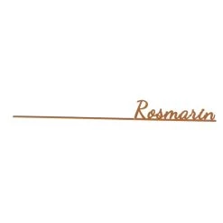 Gewürzstecker Rosmarin - Aus Metall - Ca. 30 X 3 Cm