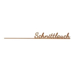 Gewürzstecker Schnittlauch - Aus Metall - Ca. 30 X 3 Cm