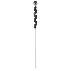 Gartenstecker - Spirale Und Kugel - Aus Metall - Ca. 8 X 120 Cm