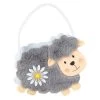 Geschenktasche - Schaf - Aus Filz - Ca. 20,5 X 8 X 18/26 Cm -Lumo Geschaft 243681 4016096449209 mica living tasche schaf grau braun 01
