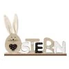 Schriftzug - Ostern - Aus Holz - Ca. 25 X 5 X 17,5 Cm 1 Schriftzug - Ostern - Aus Holz - Ca. 25 X 5 X 17,5 Cm -Lumo Geschaft 243691 4016096449308 mica living schriftzug ostern mit hasen 01