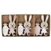Dekohänger - Hase - Happy Easter - Aus Holz - Ca. 8 X 5 Cm - 3 Stück -Lumo Geschaft 243694 4016096449339 mica living dekohaenger hase happy easter 02