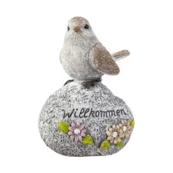 Alternative view of Gartendeko - Willkommen - Aus Polyresin - Ca. 9,5 X 6 X 12,5 Cm - 1 Stück