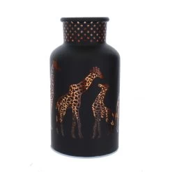 LED Leuchtdeko Giraffen - Aus Glas - Ca. 8 X 15 Cm