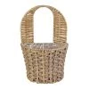 Hängepflanzkorb - Grau/braun - Aus Kunststoffrattan - Ca. 32 X 22 X 17/35 Cm -Lumo Geschaft 243782 4016096450830 mica living haengepflanzkorb halboval 02