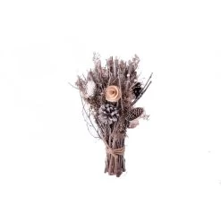 Dekobündel Blumen Und Zapfen - Ca. 34 Cm