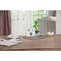 Steckkalender - Aus Holz - Ca. 14 X 6,5 X 15 Cm
