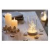 LED-Zylinder - Stern - Aus Glas - Ca. 11,5 X 16,5 Cm -Lumo Geschaft alles412