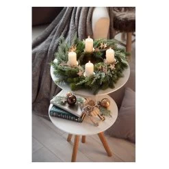 Halter Für Adventskerzen - Ca. 7 Cm - 4 Stück - Silber