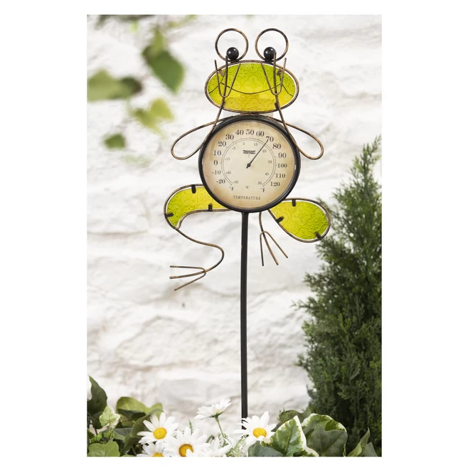 Pflanzenstecker - Frosch - Ca. 26 X 4 X 85 Cm 3 Pflanzenstecker - Frosch - Ca. 26 X 4 X 85 Cm