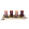 Adventskerzenhalter - Aus Holz - Ca. 53 X 14 X 8 Cm 2 Adventskerzenhalter - Aus Holz - Ca. 53 X 14 X 8 Cm -Lumo Geschaft alles534