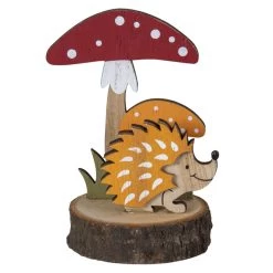 Alternative view of Standdeko - Igel - Aus Holz - Ca. 7,5 X 12,5 Cm