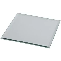 Alternative view of Kerzenuntersetzer - Aus Glas - Ø = 13 Cm - Quadrat
