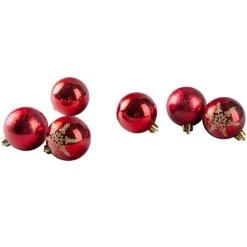 Christbaumkugeln - Rot - 30 Stück